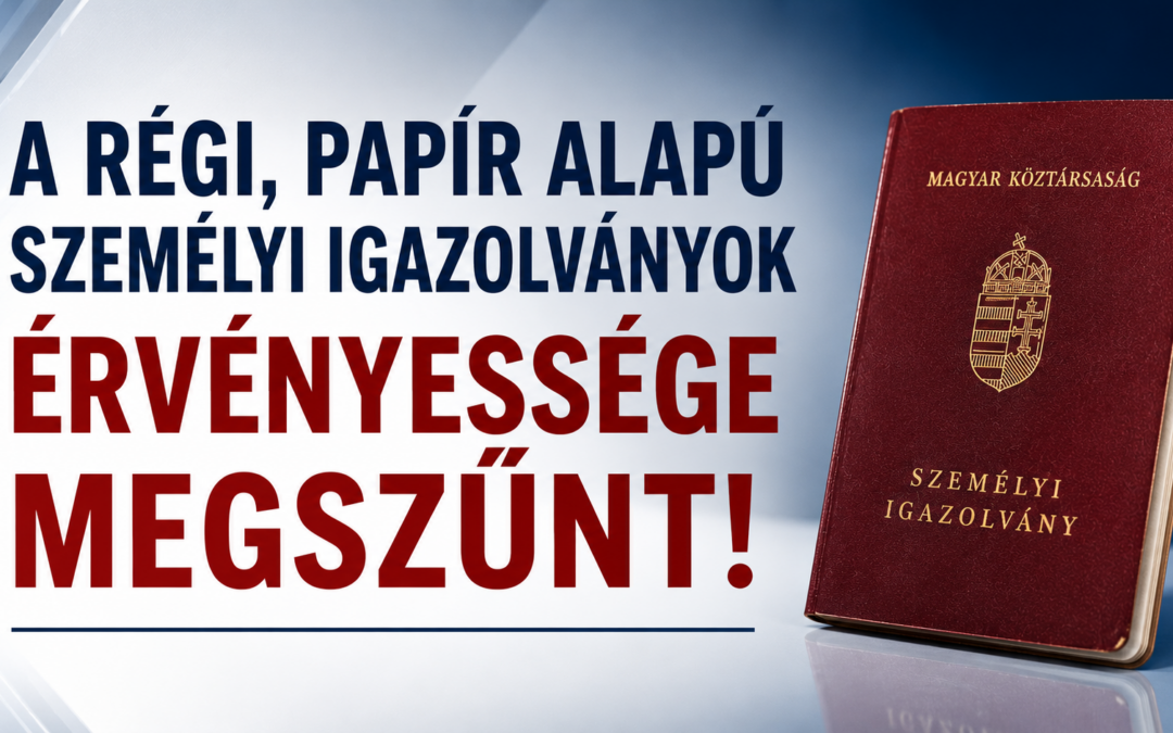 Segítsünk idős hozzátartozóinknak a személyi igazolvány cseréjében!